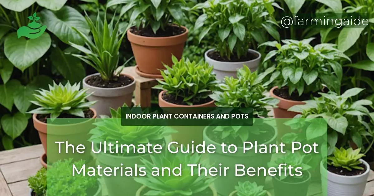The Ultimate Guide to Plant Pot Materials and Their Benefits