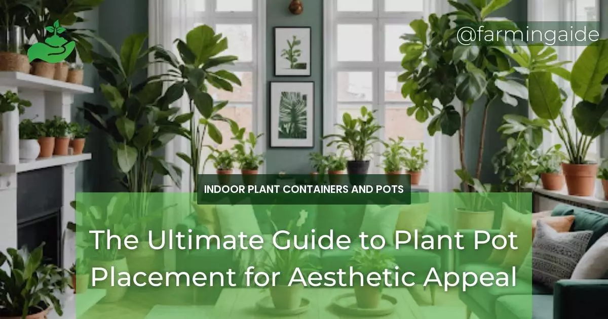 The Ultimate Guide to Plant Pot Placement for Aesthetic Appeal