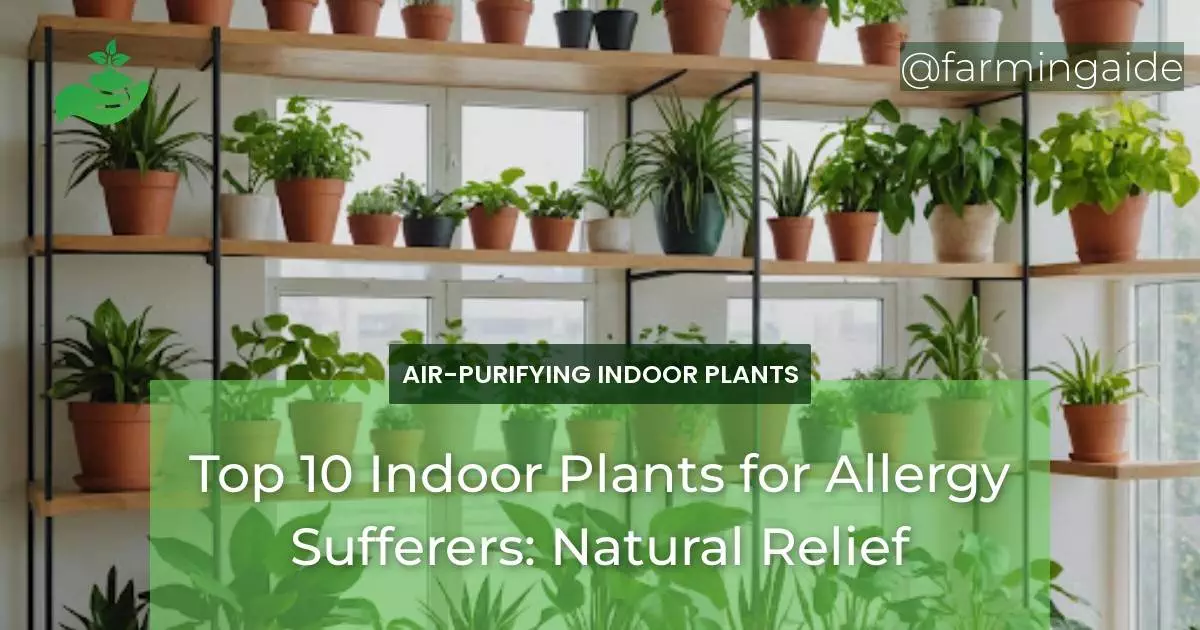 Top 10 Indoor Plants for Allergy Sufferers: Natural Relief