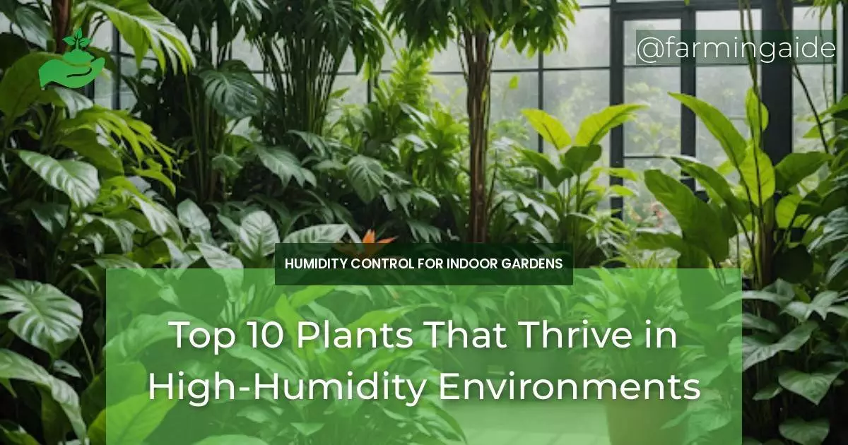 Top 10 Plants That Thrive in High-Humidity Environments