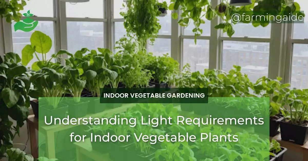 Understanding Light Requirements for Indoor Vegetable Plants