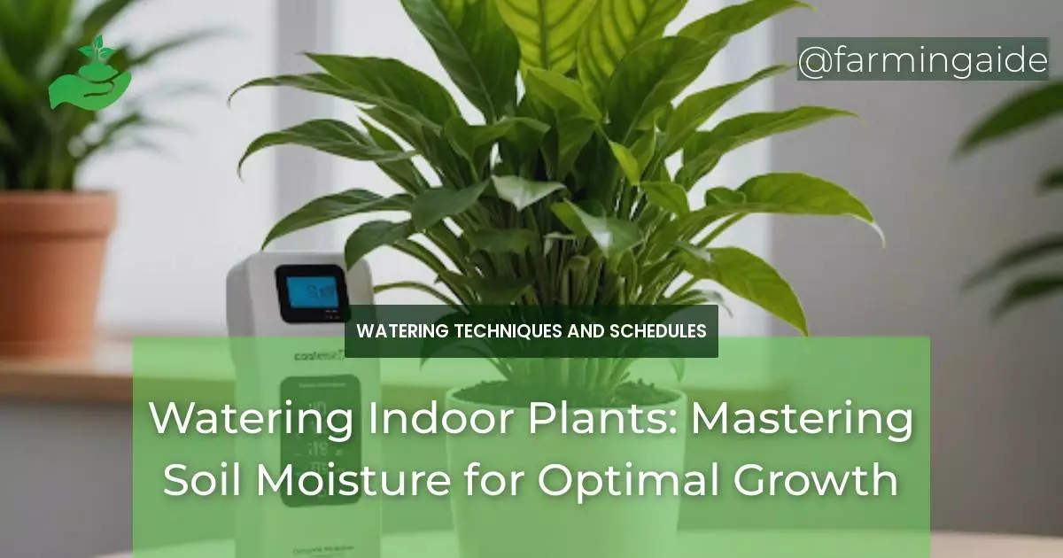 Watering Indoor Plants: Mastering Soil Moisture for Optimal Growth